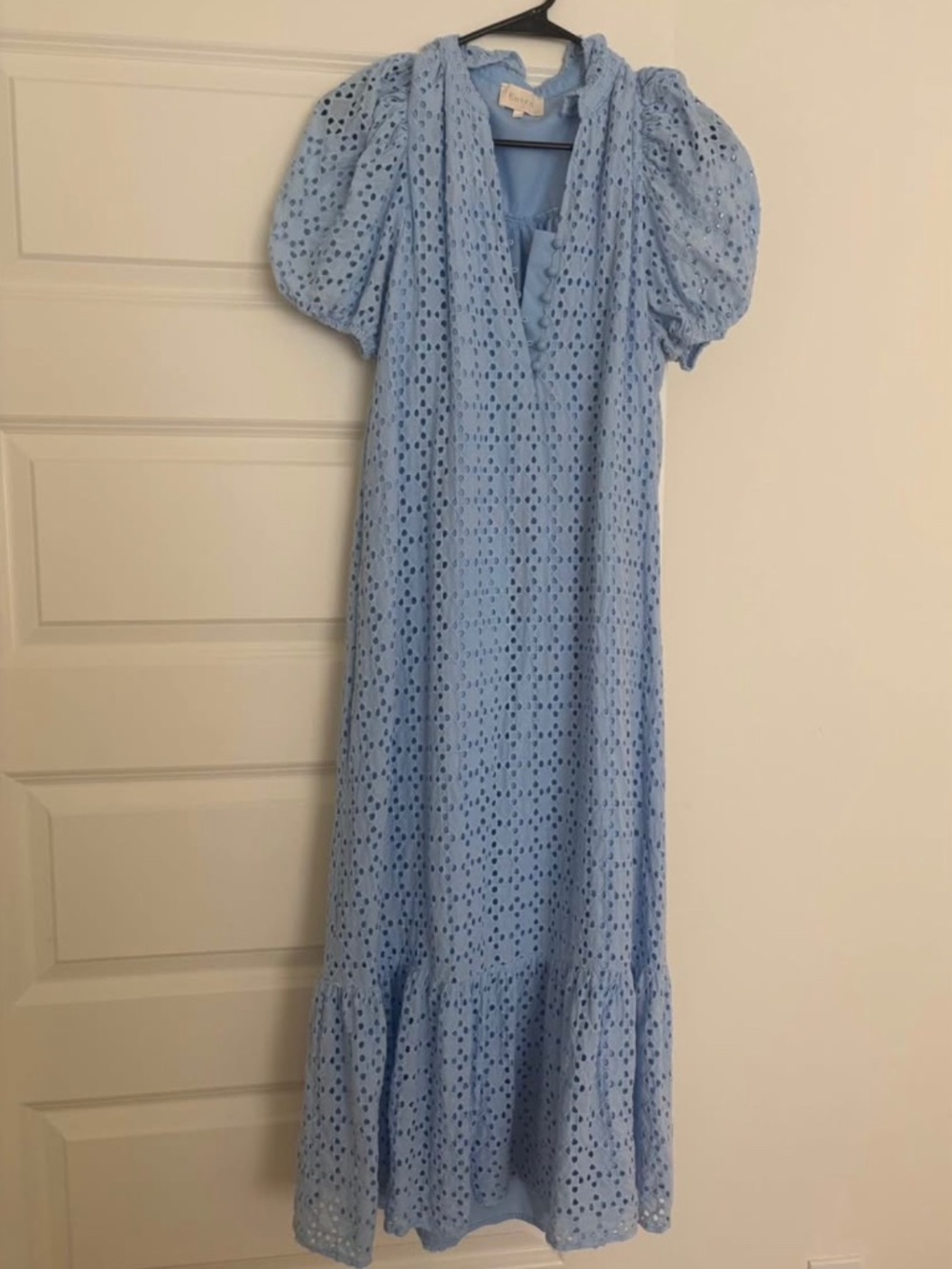 Entro blue midi dress